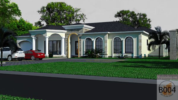 B004 - Modern 4 Bedroomed Mediterranean Bungalow - Image 2
