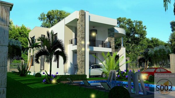 S002- Contemporary 5 Bedroomed Storey - Image 3