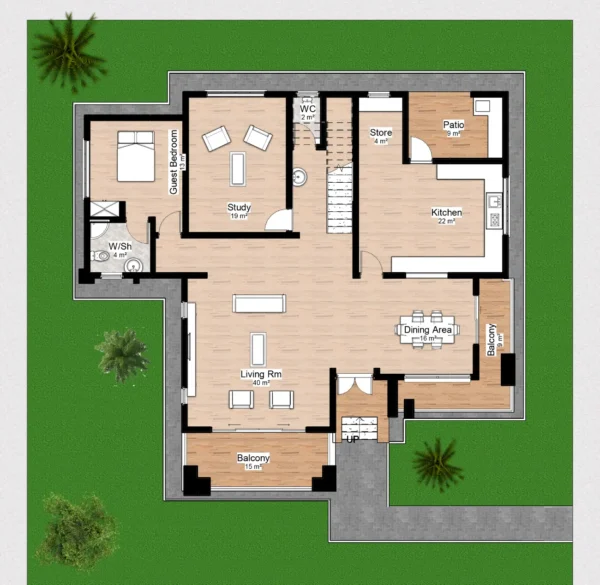 S004- Contemporary 4 Bedroomed Flat - Image 5