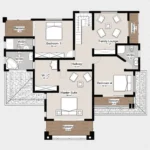 S007-5 Bedroomed Contemporary Flat - Image 5