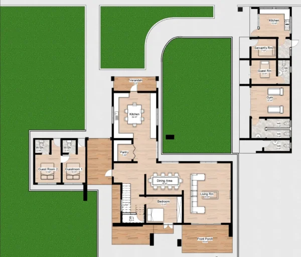 S008 - 6 Bedroomed Modern House - Image 7